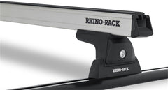 Rhino-Rack JA6250 Heavy Duty RLT600 Trackmount Silver 2 Bar Roof Rack