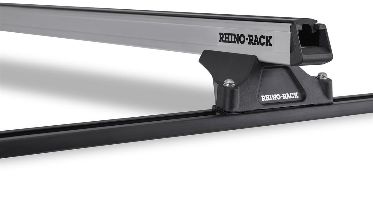 Rhino-Rack JA8700 Heavy Duty RLTP Trackmount Silver 2 Bar Roof Rack