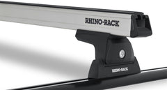 Rhino-Rack JA8956 Heavy Duty RLT600 Trackmount Silver 2 Bar Roof Rack