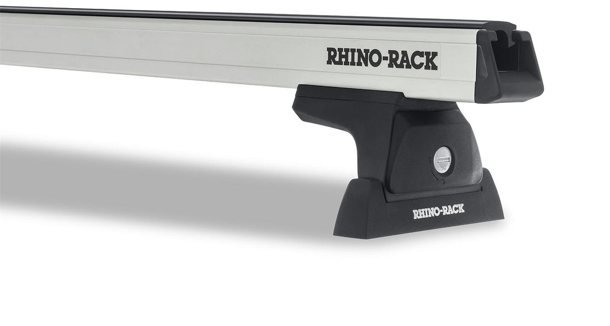 Rhino-Rack JA9394 Heavy Duty RLT600 Ditch Mount Silver 4 Bar Roof Rack