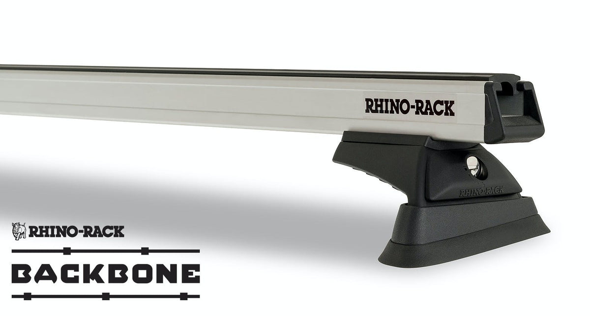 Rhino-Rack JC-01319 Heavy Duty RCL Silver 2 Bar Rhino-Rack Backbone Roof Rack