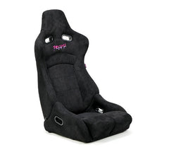 NRG Black on Black Reclinable Racing Seat Prisma- PAIR RSC-710L/R-BK