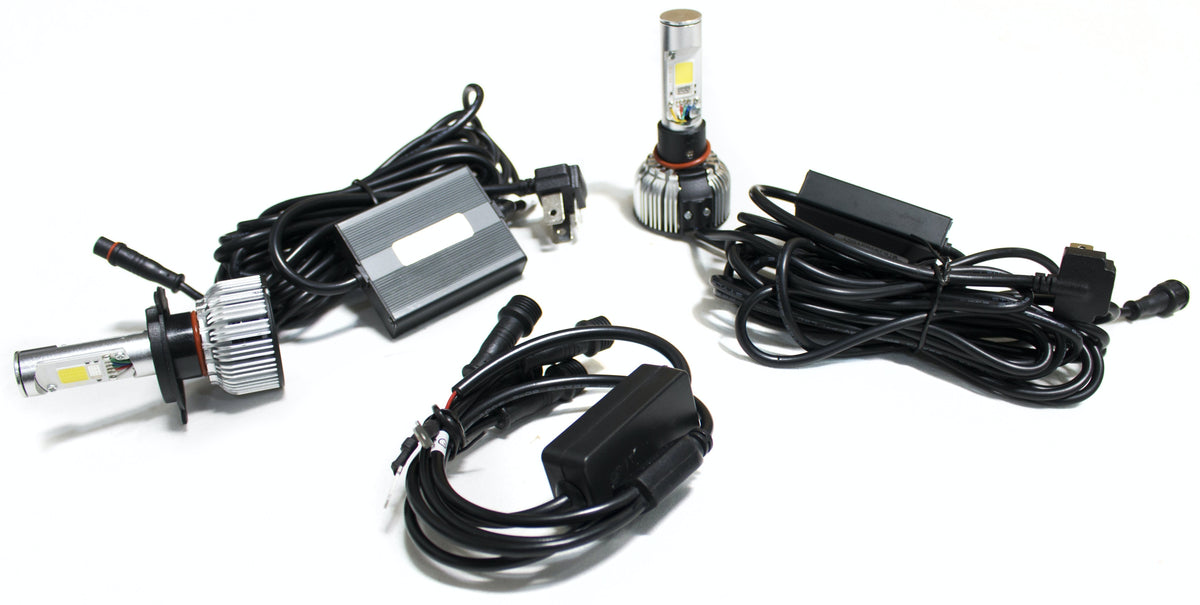 Race Sport Lighting 9007CARGB 9007 ColorSMART Demon Eye RGB LED Headlight Kit