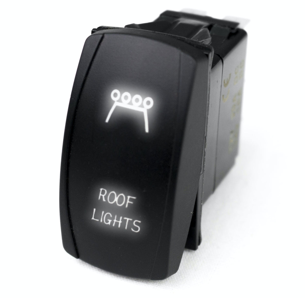 Race Sport Lighting RSLJ15W LED Rocker Switch w/White LED Radiance - Roof Lights