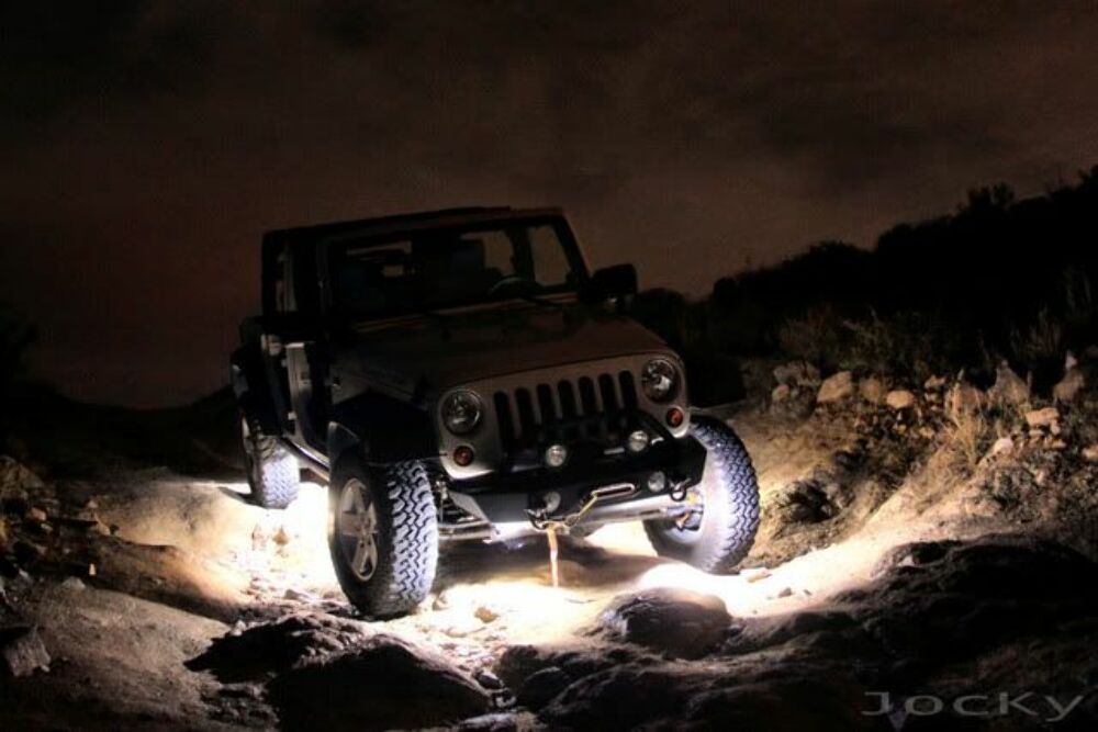 Race Sport Lighting NEW - 12pc Ultra Bright White 14000 Lumen LED Rock Light Crawler Kit with Seven Fade and Strobe Patterns Race Sport Lighting ULTRA12WK