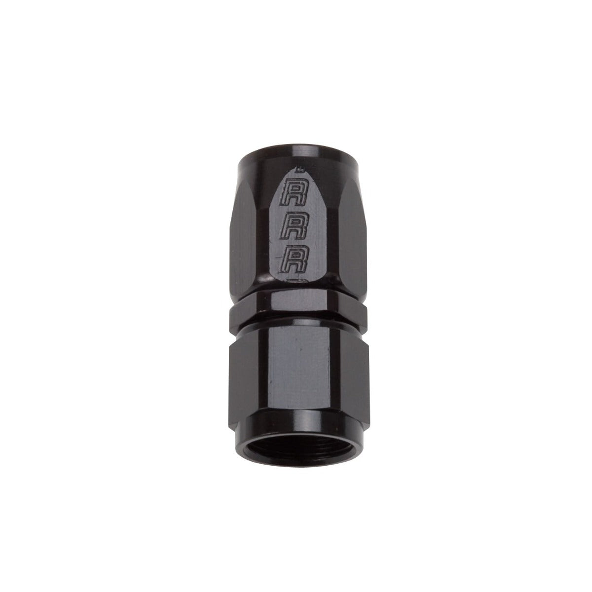 Russell 610035 Full Flow Hose End Straight -8AN All Black Finish
