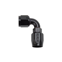 Russell 610175 Full Flow Hose End 90 deg -8 AN All Black Finish