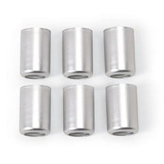 Russell 610362 Ferrule Crimp on #6. Stainless Steel 6 Pcs