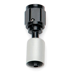 Russell 610408 Hose End. -4 Crimp on. Straight. Black and Clear