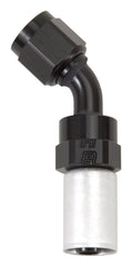 Russell 610593 Hose End -10 Crimp-on Swivel 45? Black/Silver