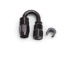 Russell 611233 Hose End. 3/8 inch SAE Quick Disc. Fml to #6 Hose. 180?. Blk Anodized