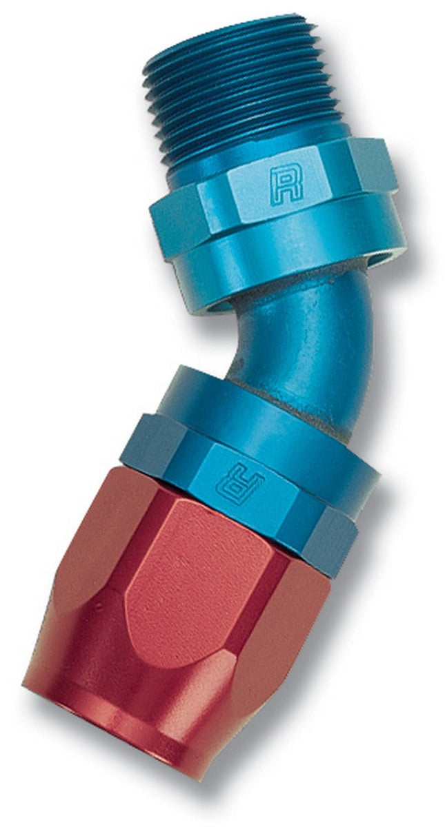 Russell 612160 Full Flow Swivel -6 3/8 Pipe Thread  45  Anodized