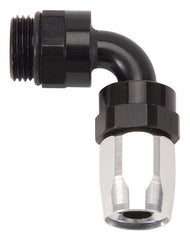 Russell 612463 Hose End; Radius Port; 90?, -6AN inlet, -6AN out; Black Finish