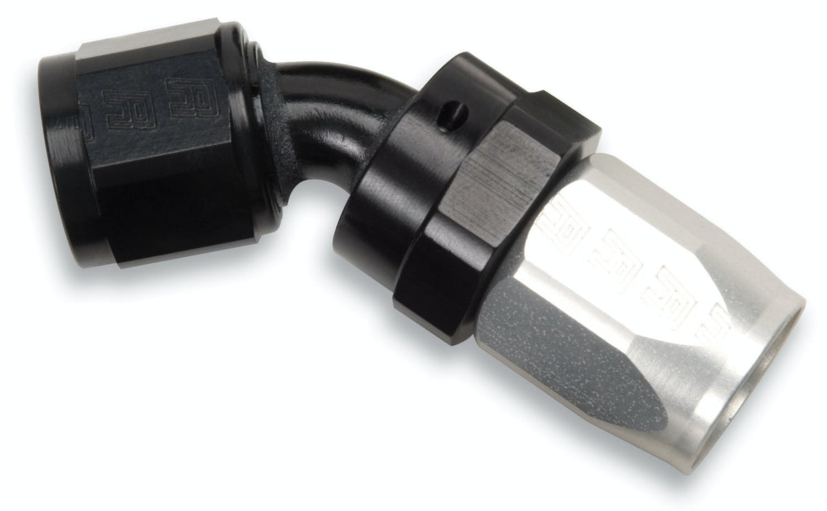 Russell 613123 Full Flow Swivel Hose End 45 Deg. End