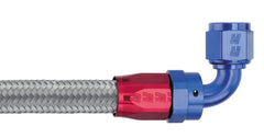 Russell 613160 Full Flow Swivel Hose End 90 Deg. End