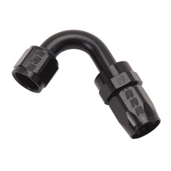 Russell 613415 Full Flow Swivel Hose End 120 deg -8AN Tight Radius ALL Black Finish