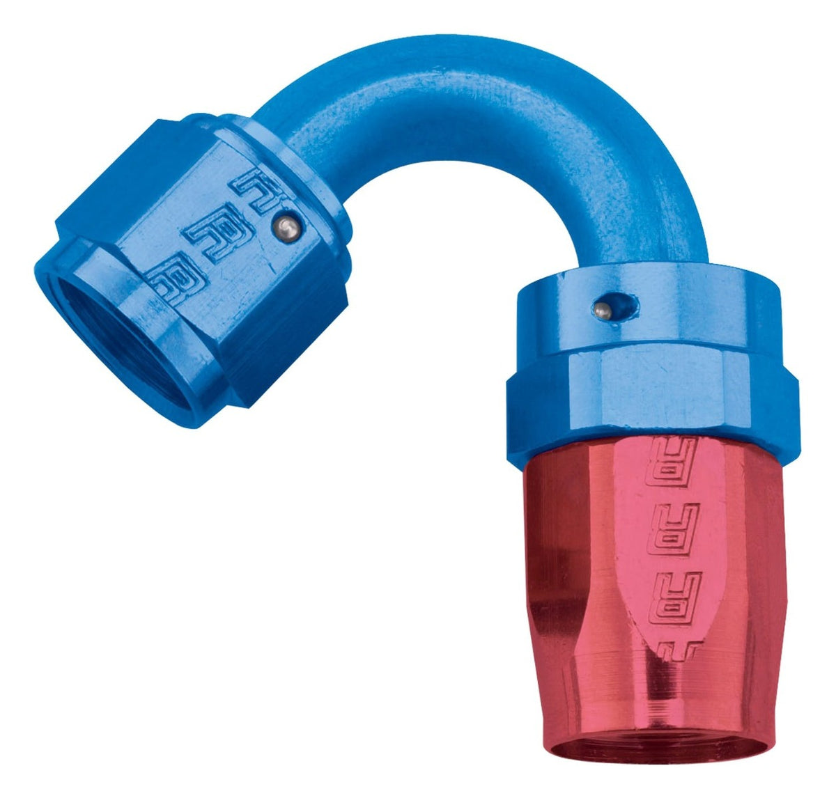 Russell 613430 Full Flow Swivel Tight Radius Hose End 120 #12 Anodized