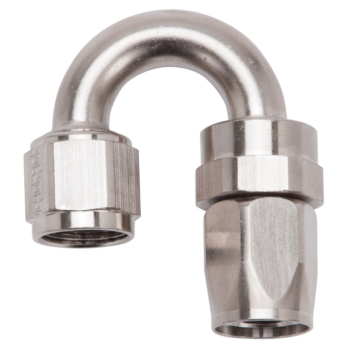 Russell 613511 Full Flow Swivel Tight Radius Hose End 180 #8 Endura