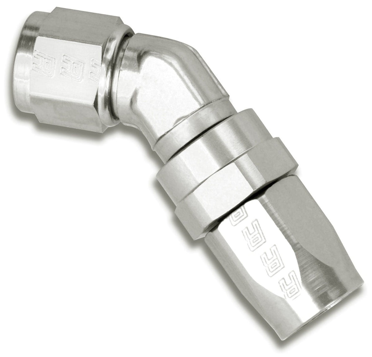 Russell 613621 Full Flow Forged Swivel Hose End #10 45 Degree  Endura