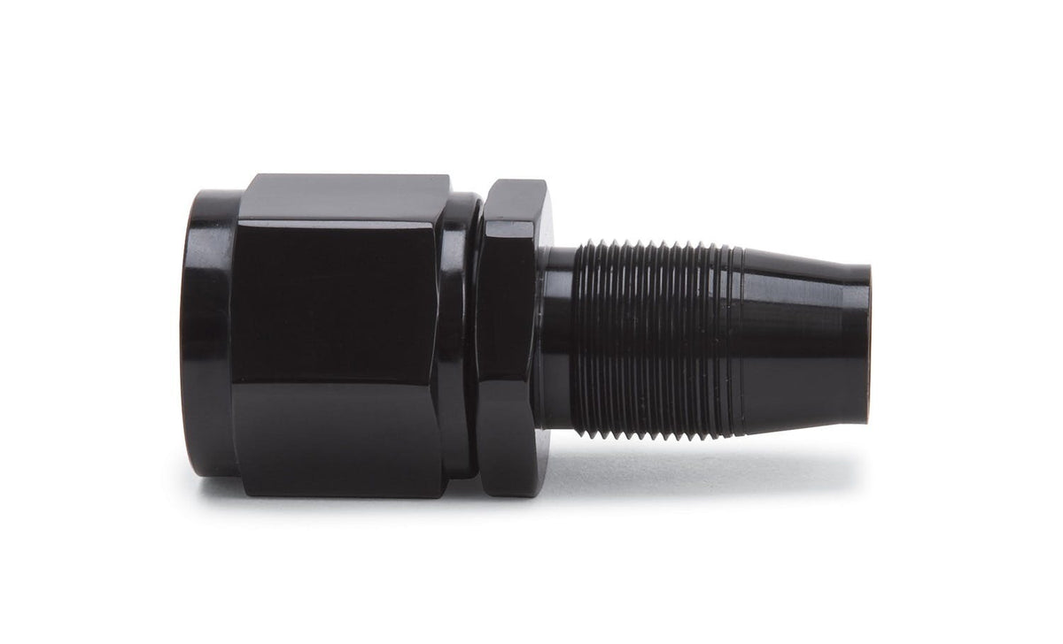 Russell 615023 -6 An Hose End w/o Socket Straight Pol and Blk Anodized