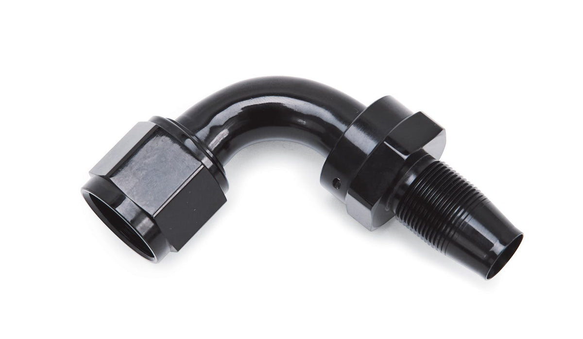 Russell 615163 -6 An Hose End w/o Socket 90? Pol and Blk Anodized