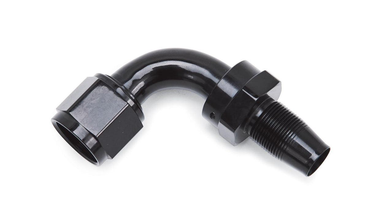 Russell 615183 -10 An Hose End w/o Socket 90? Pol and Blk Anodized