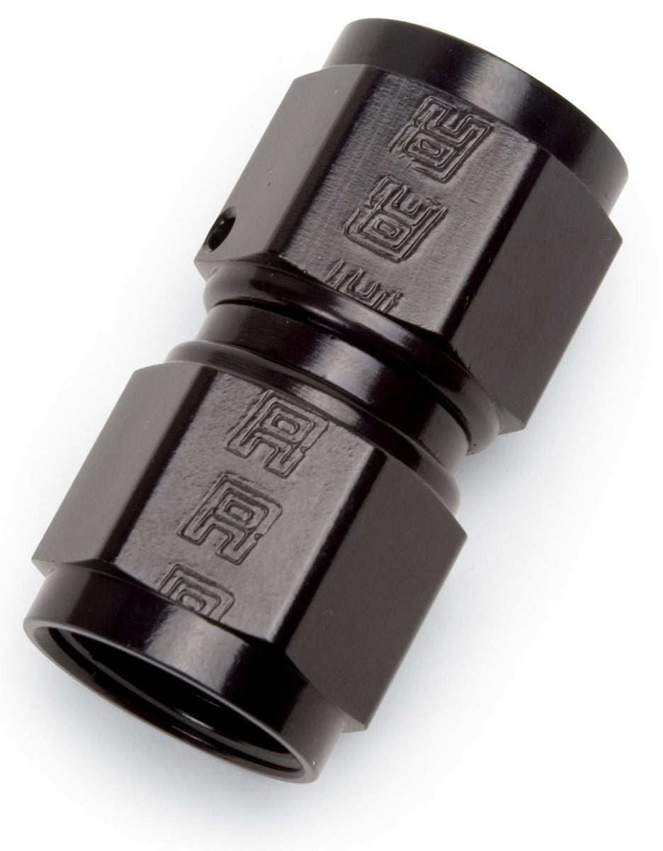Russell 640013 Swivel Coupler Fitting  Straight  #8 Black Finish