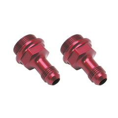 Russell 640360 7/8in -20 X -6 AN Male Flare Extended Carb Fitting W/ Reduced Hex