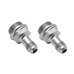 Russell 640361 Endura 7/8in-20 X -6 AN Male Flare Extended Carb Fitting W/ Reduced Hex