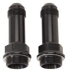 Russell 640363 7/8 inch -20 X -6AN Male Flare Extended Carb Fitting w/ Reduced Hex Black