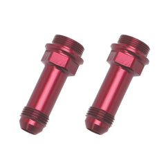 Russell 640370 7/8in -20 X -8 AN Male Flare Extended Carb Fitting W/ Reduced Hex