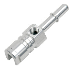 Russell 640730 Fitting Fuel takeoff 3/8 inch Male push-on to 3/8 inch Female push-on with 1/8 inch NPT