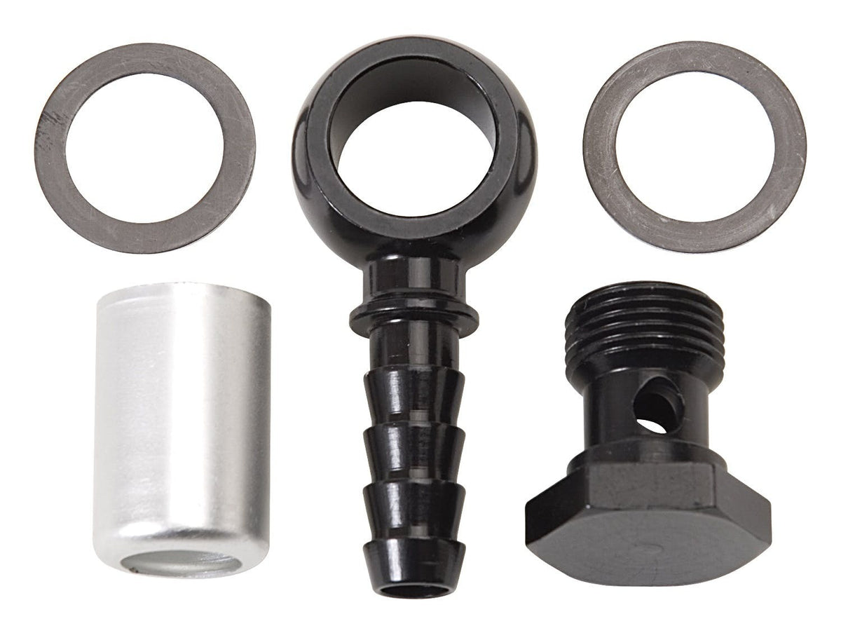 Russell 640840 Crimp on Hose End 5/8 inch ID Banjo Carter/Edelbrock Carb