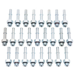 Russell 644028 Adapter fitting. 3/8 inch SAE quick disconnect male to #6 SAE Port male