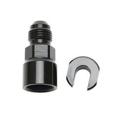 Russell 644123 EFI Adapter Fitting -6 AN Male to 3/8? SAE Quick-Disconnect Female Screw
