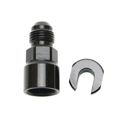 Russell 644123 EFI Adapter Fitting -6 AN Male to 3/8? SAE Quick-Disconnect Female Screw