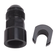 Russell 644133 EFI Adapter Fitting -8 AN Male to 3/8? SAE Quick-Disconnect Female Screw