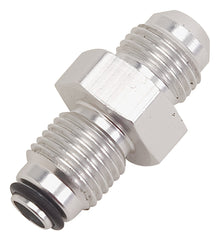 Russell 648020 Adpater  Power Steering  #6 AN male to 9/16?-18 O-Ring Seal  Clear Anodized
