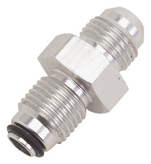 Russell 648040 Adpater  Power Steering  #6 AN male to 11/16?-18 O-Ring Seal  Clear Anodize