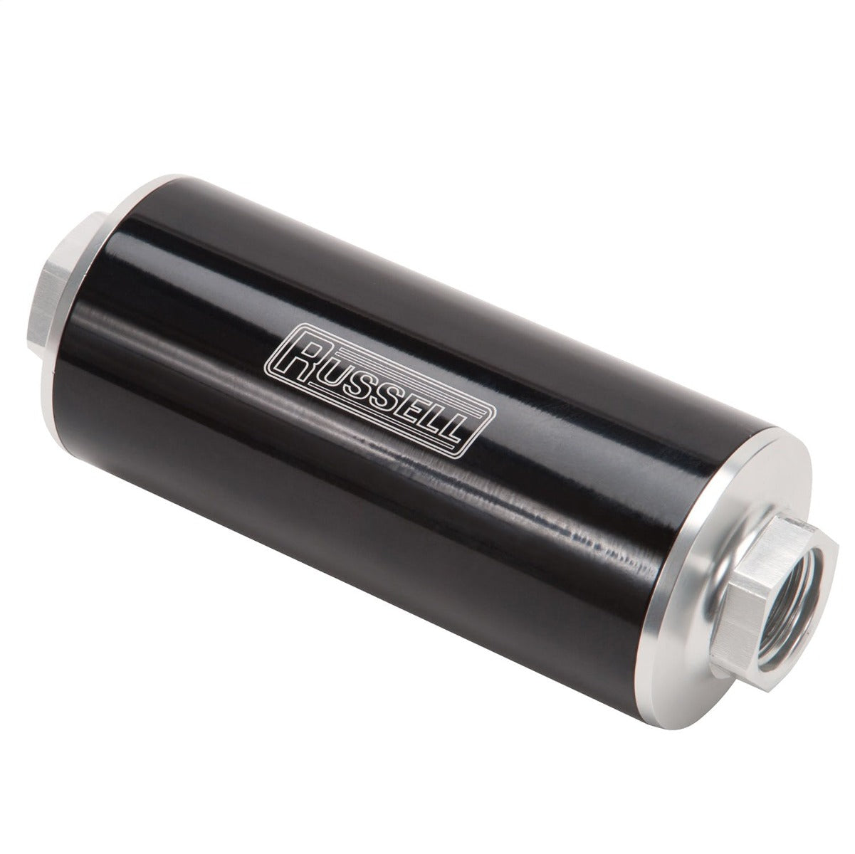 Russell 649250 Fuel Filter 10 Micron #10 An Inlet/#10 An Outlet Blk/Clear Finish