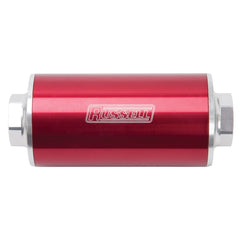 Russell 649261 Fuel filter, Profilter, 6? long, 60 Micron, #10 AN Inlet/#10 AN Outlet, Red