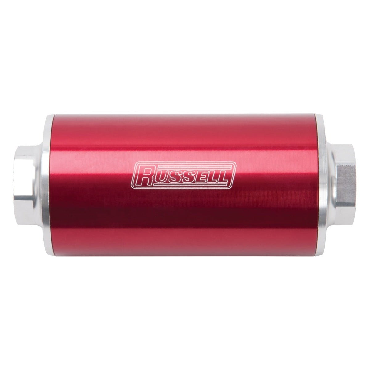 Russell 649261 Fuel filter, Profilter, 6? long, 60 Micron, #10 AN Inlet/#10 AN Outlet, Red