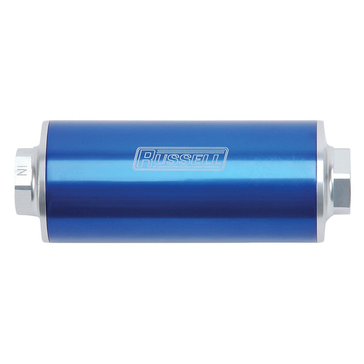 Russell 649262 Fuel filter, Profilter, 6? long, 60 Micron, #10 AN Inlet/#10 AN Outlet, Blu