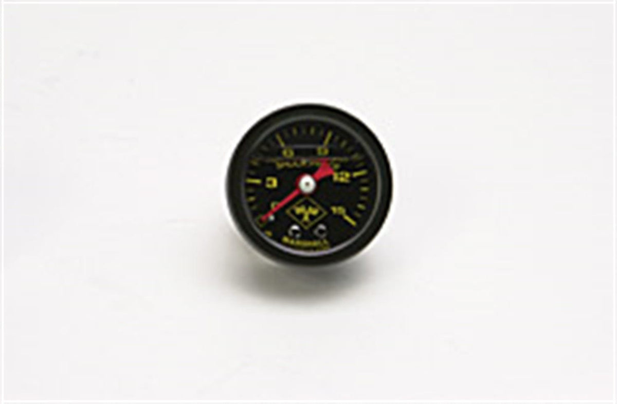 Russell 650310 MNB Series 0-15 PSI Silicone Filled Pressure Gauge W/ 1/8 NPT Male Inlet