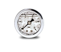 Russell 650390 Fuel Pressure Gauge 0-15 PSI