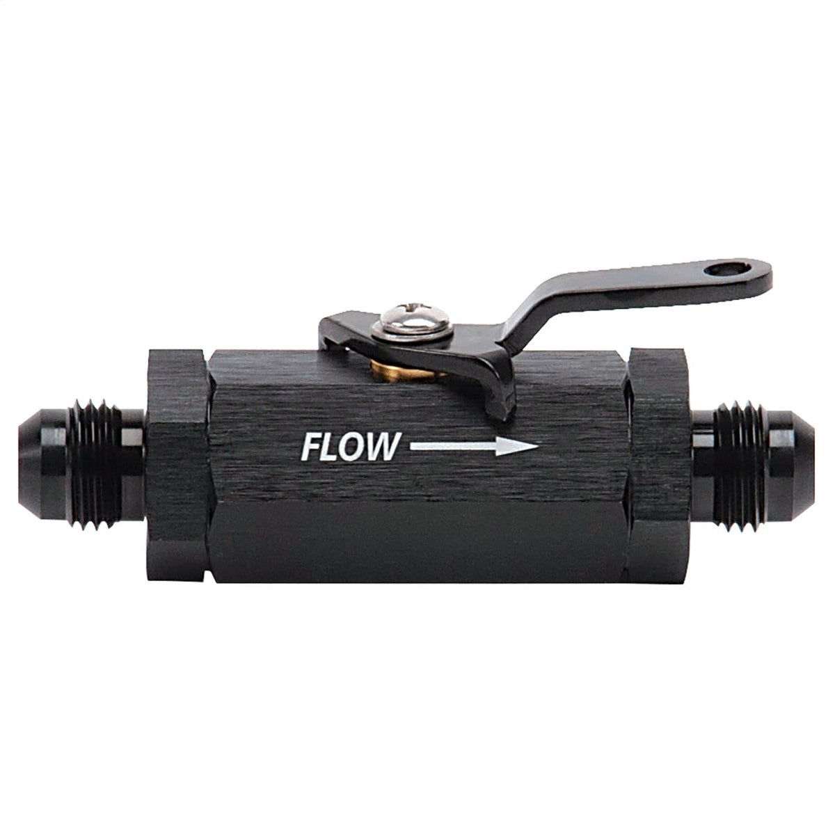 Russell 650633 ShutOff Valve -6 AN Male Black Finish