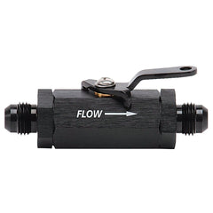 Russell 650633 ShutOff Valve -6 AN Male Black Finish