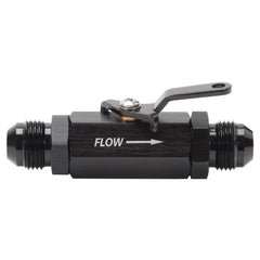 Russell 650643 ShutOff Valve -8 AN Male Black Finish