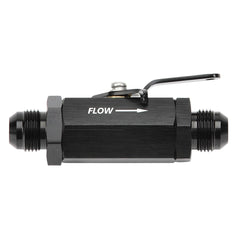 Russell 650653 ShutOff Valve -10AN Male Black Finish