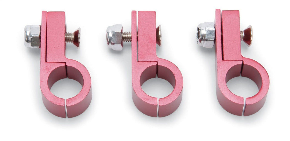Russell 654260 Line Clamp For -8 Tubing Red Anodize